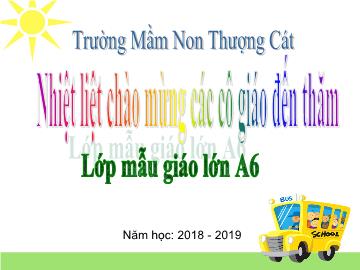 Bài giảng mầm non lớp Lá - Đề tài: Tách gộp 9 đối tượng