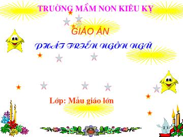 Bài giảng mầm non lớp Lá - Trò chơi chữ cái v, r - Trường mầm non Đa Tốn