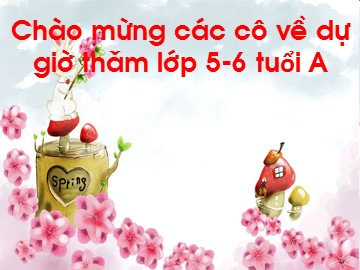 Bài giảng Mầm non Lớp Lá - Làm quen với chữ cái 