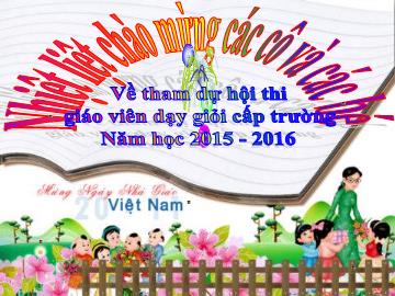 Bài giảng Mầm non Lớp Chồi - Đề tài: Vẽ ngôi nhà - Năm học 2015-2016 - Nguyễn Thị Hường