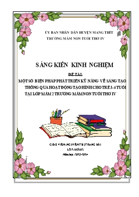Sáng kiến kinh nghiệm 