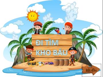 Slide Trò chơi Powerpoint - Trò chơi: Đi tìm kho báu