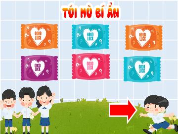 Slide Trò chơi Powerpoint - Trò chơi: Xé túi mù