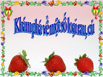 Bài giảng Mầm non Lớp Chồi - Đề tài: Khám phá về 1 số loại rau cù