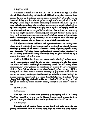 Biện pháp giáo dục kỹ năng tự bảo vệ bản thân cho trẻ 4-5 tuổi