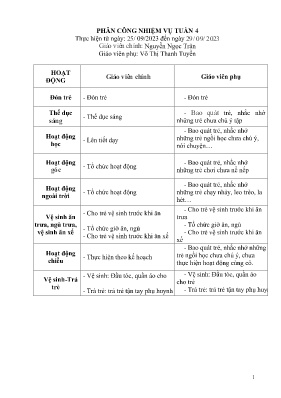 Giáo án Mầm non Lớp Chồi - Tuần 4, Chủ đề nhánh 4: Bé vui đón tết trung thu - Năm học 2023-2024 - Nguyễn Ngọc Trân