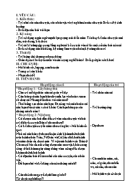 Giáo án Mầm non Lớp Lá - Đề tài: Kể chuyện Bác sĩ chim - Vũ Thị Nhung