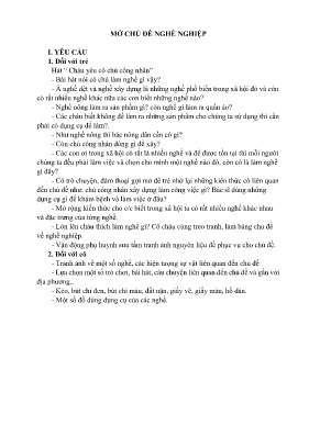 Kế hoạch bài dạy Mầm non Lớp Lá - Tuần 13, Nhánh 1: Làng nghề quê em - Năm học 2024-2025 - Huỳnh Thị Kim Ngân