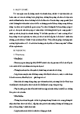 Một số biện pháp xây dựng môi trường lớp học cho trẻ 5 - 6 tuổi theo hướng giáo dục lấy trẻ làm trung tâm