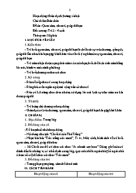 Giáo án Mầm non Lớp Mầm - Chủ đề: Bản thân - Đề tài: Quan tâm, chia sẻ, giúp đỡ bạn