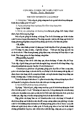 Một số giải pháp nâng cao hiệu quả tổ chức hoạt động tạo hình cho trẻ mẫu giáo 4-5 tuổi