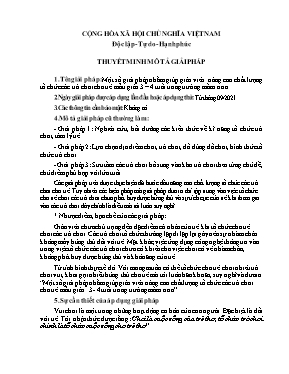 Một số giải pháp nhằm giúp giáo viên nâng cao chất lượng tổ chức các trò chơi cho trẻ mẫu giáo 3 – 4 tuổi trong trường mầm non